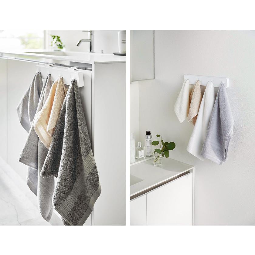 tower ［ 分別タオルホルダー 4連 タワー ］ 山崎実業 ハンガー 4枚