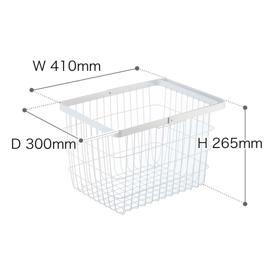 2大特典［ ランドリーワゴン ＋ バスケット タワー セット ］ 山崎実業 tower 3点セット 2段 キャスター付き yamazaki 公式 ブラック ホワイト 3351 3352 | tower | 03