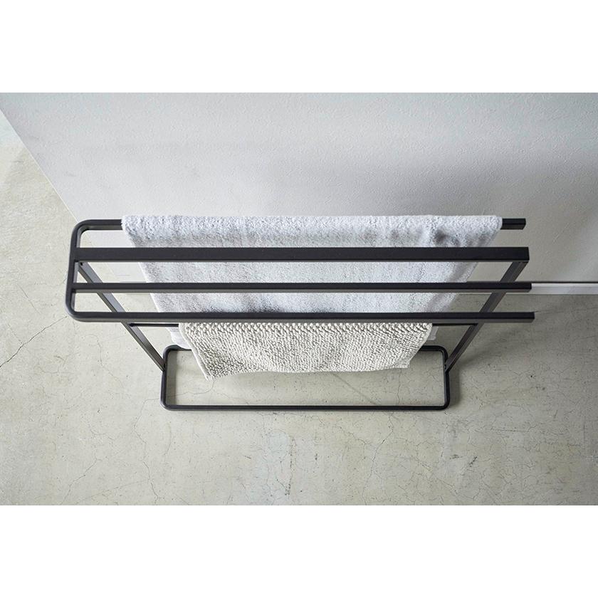 tower ［ 横から掛けられるバスタオルハンガー タワー スリム ］山崎