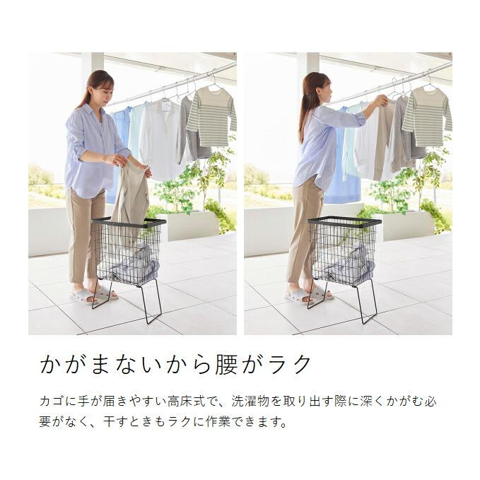 tower ［ 折り畳み脚付きランドリーバスケット タワー ］山崎実業