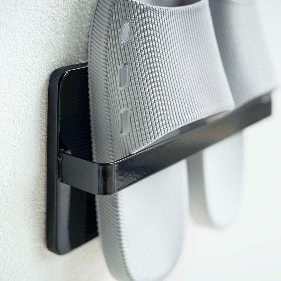 ツーウェイベランダスリッパラック タワー 山崎実業 Tower スリッパ 収納 スリッパラック スリム 外履き 防水 信頼 シンプル 北欧 ベランダ おしゃれ