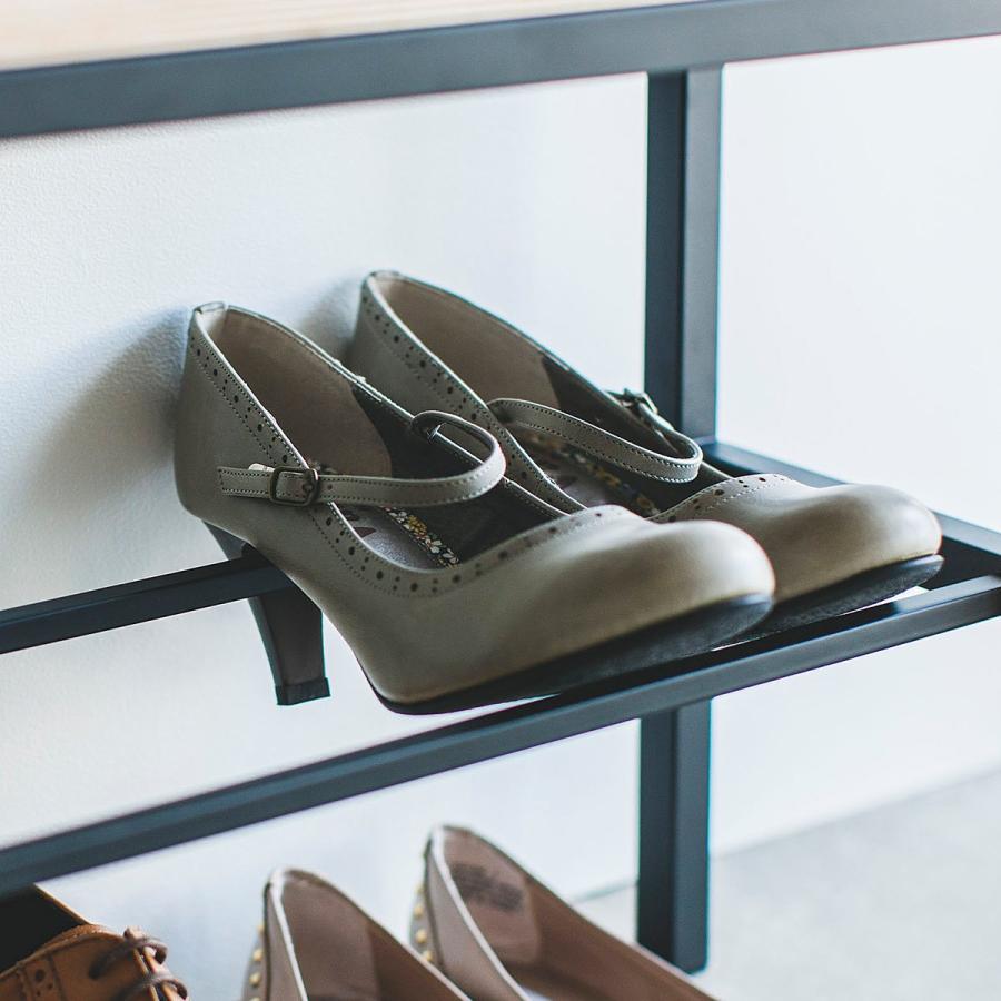 tower ［ 立ちやすいベンチシューズラック ］ 山崎実業 玄関ベンチ