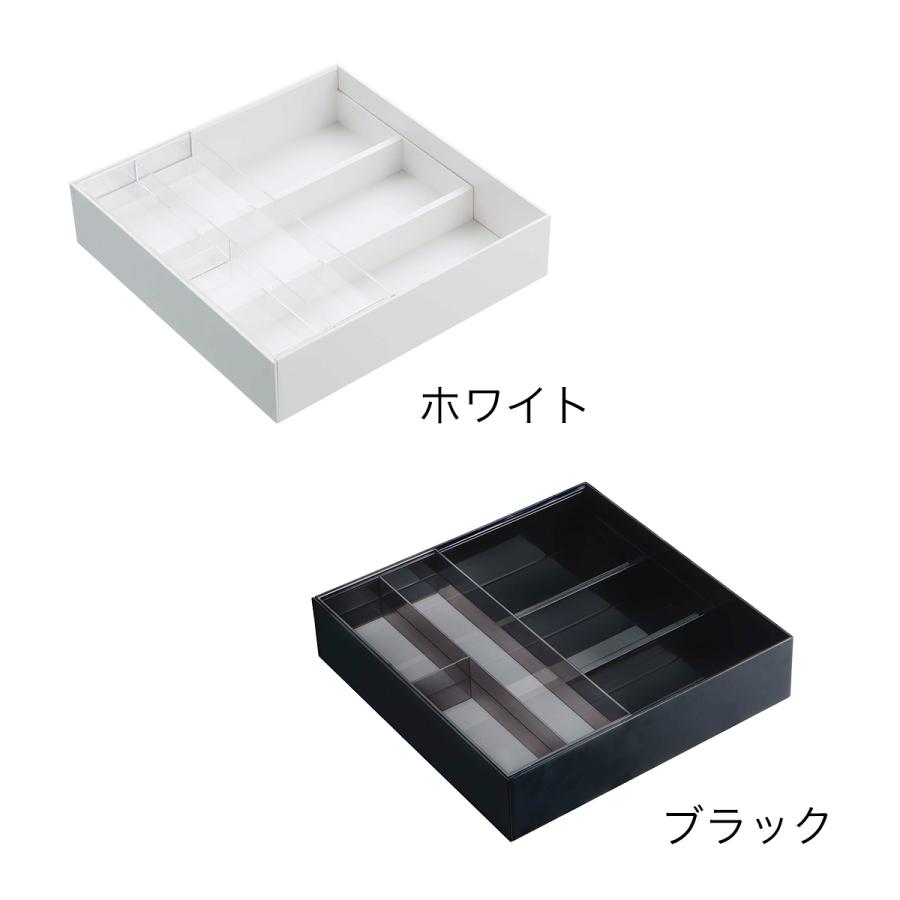［ 伸縮＆スライド カトラリートレー タワー ］ 山崎実業 tower 伸縮＆スライド式 整理ボックス キッチン整理用品 キッチン yamazaki 公式 3382 3383 | 山崎実業 | 03