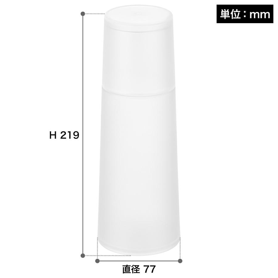ウォーターカイヤナイト⭐︎スムースドロップ　1連 tower 特典付［ ベッドサイドカラフェ タワー ］山崎実業 寝室 枕元