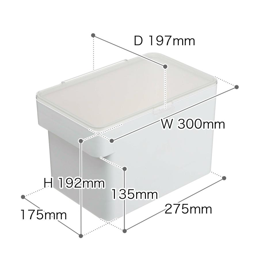 密閉 シンク下米びつ 5kg 計量カップ付 タワー 山崎実業 Tower 米びつ おしゃれ 5kg 冷蔵庫 スリム 米 保存容器 密閉 計量カップ シンク下 米櫃 5キロ インテリアショップ Roomy 通販 Paypayモール