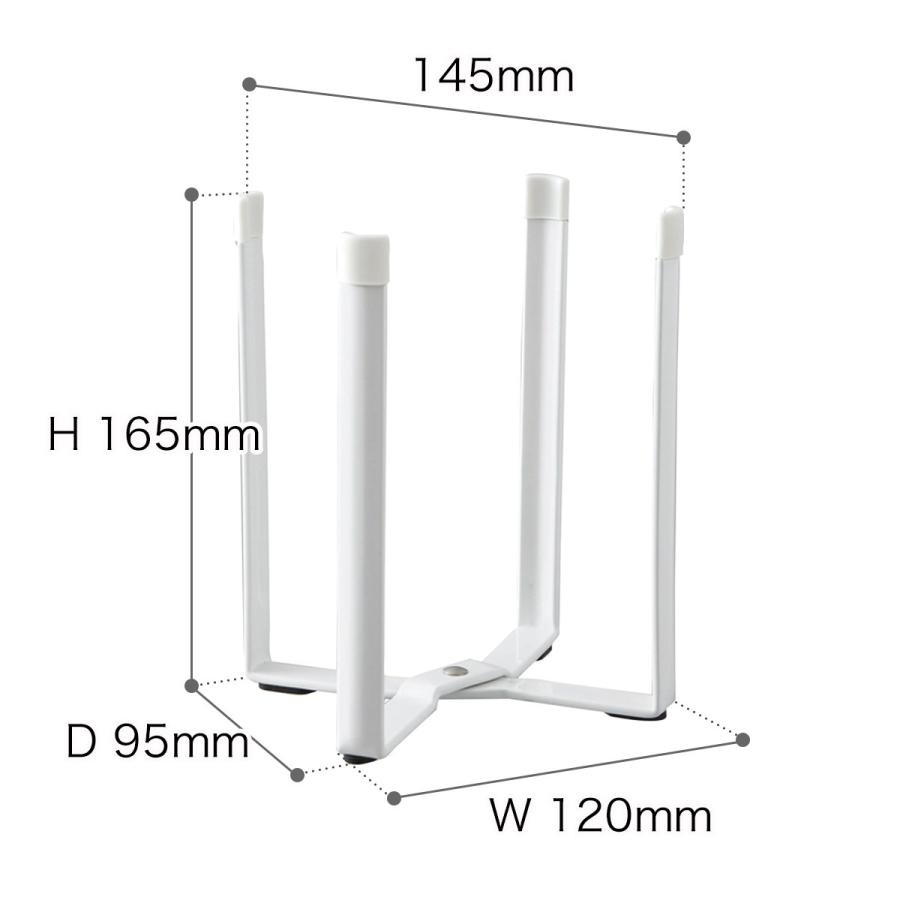 特典付 山崎実業 公式 tower ［ ポリ袋エコホルダー タワー ］テーブル ゴミ箱 卓上 生ゴミ ごみ袋 三角コーナー 流し台 yamazaki ホワイト ブラック 6787 6788 | tower | 02