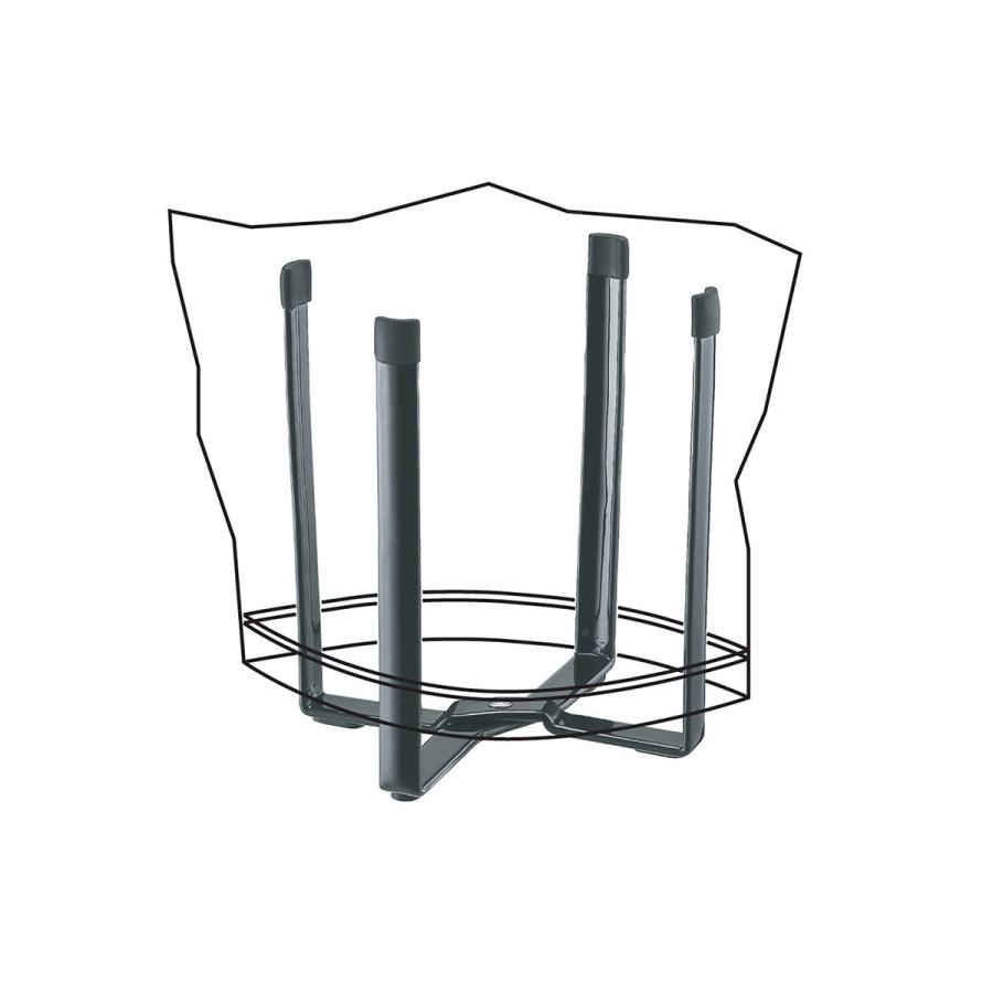 特典付 山崎実業 公式 tower ［ ポリ袋エコホルダー タワー ］テーブル ゴミ箱 卓上 生ゴミ ごみ袋 三角コーナー 流し台 yamazaki ホワイト ブラック 6787 6788 | tower | 08