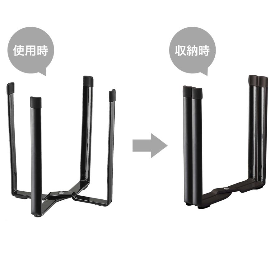 特典付 山崎実業 公式 tower ［ ポリ袋エコホルダー タワー ］テーブル ゴミ箱 卓上 生ゴミ ごみ袋 三角コーナー 流し台 yamazaki ホワイト ブラック 6787 6788 | tower | 09