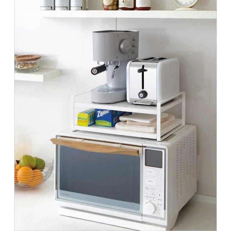 tower 特典付［ レンジ上ラック タワー ］山崎実業 レンジ 冷蔵庫 上