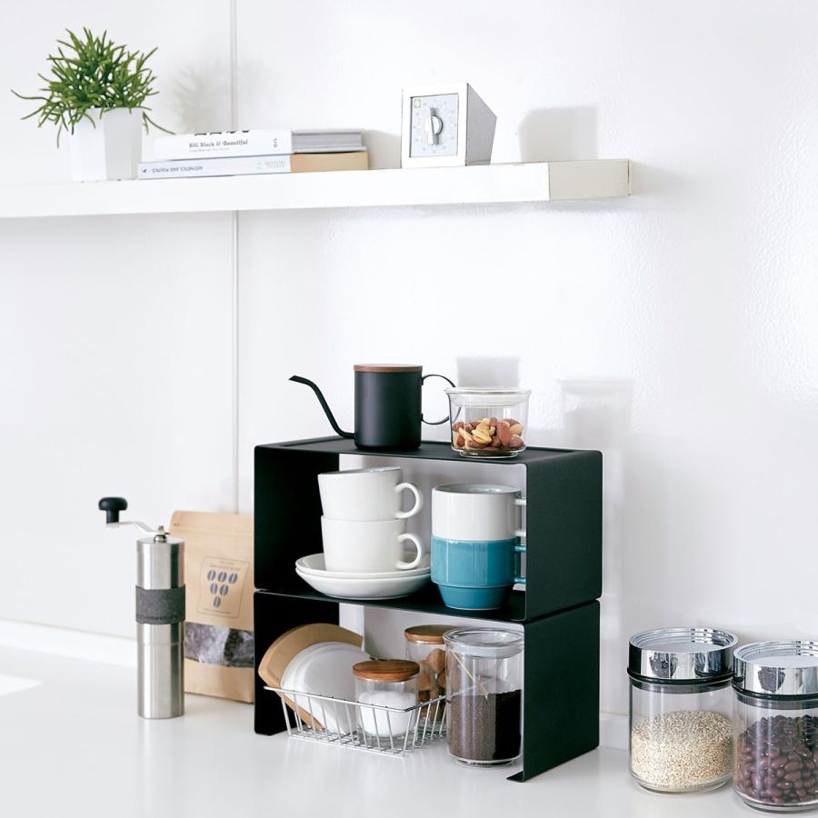 tower ［ キッチンスチール コの字ラック タワー ］山崎実業 キッチン