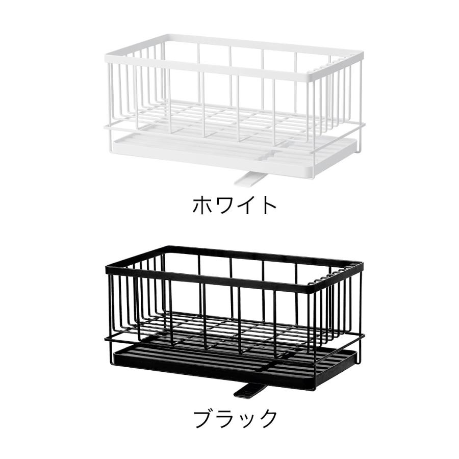 ［ シンク上伸縮システムラック用水切りバスケット タワー L ］山崎実業 tower 水切りラック 水切りバスケット 水切りカゴ キッチン収納 シンク収納 4362 4363｜roomy｜04