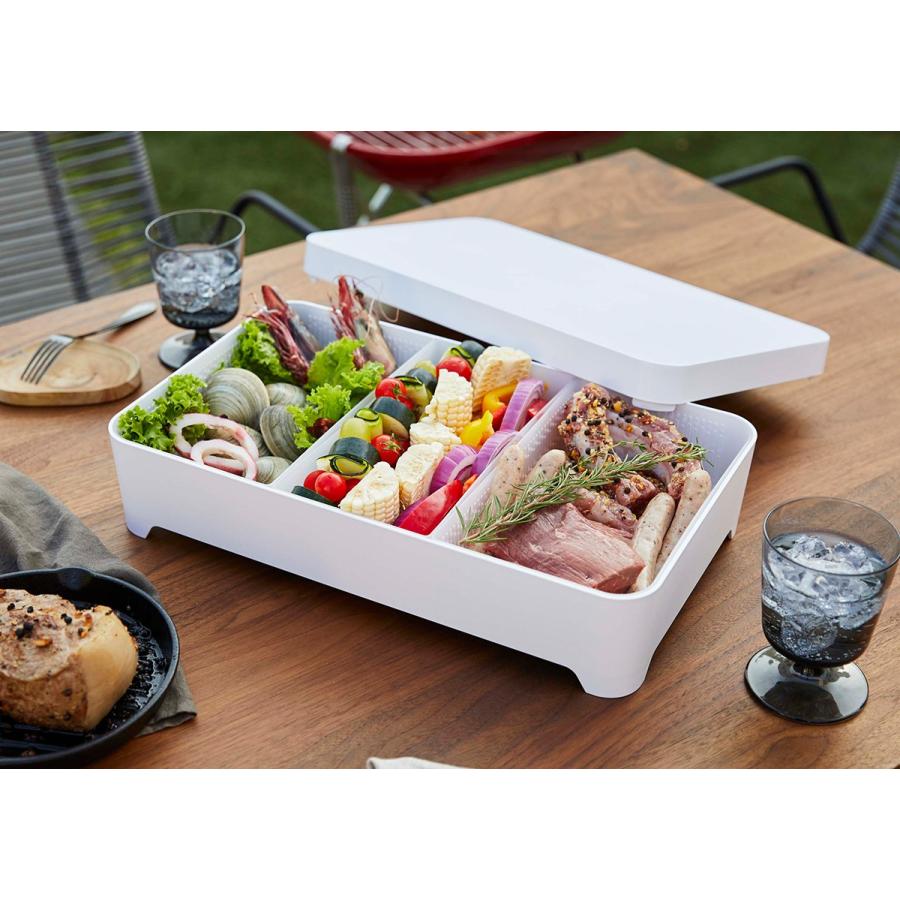 tower 特典付［ 蓋付き卓上水切りトレー 角型 タワー 山崎実業 水切り