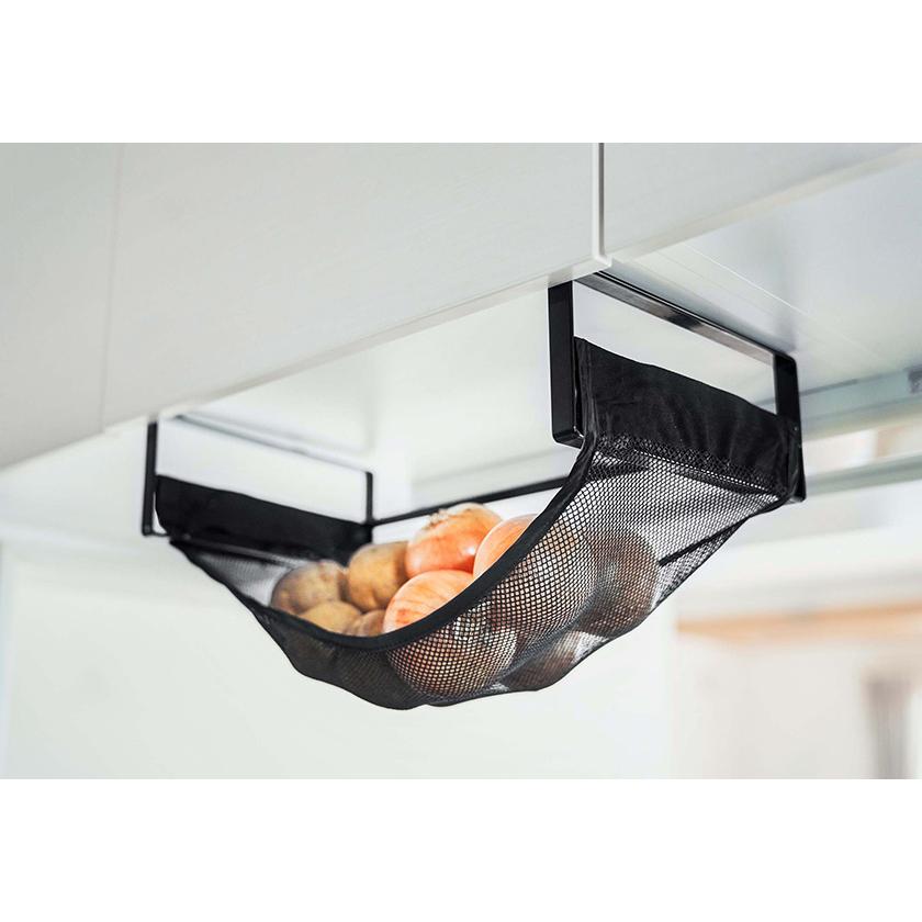 tower 特典付［ 戸棚下野菜収納ネット タワー ］山崎実業 野菜