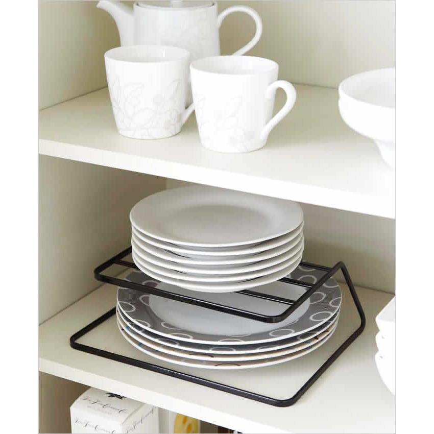 ［ ディッシュストレージ タワー ］山崎実業 tower キッチン収納 シンク下 収納 ディッシュラック DISH STORAGE ディッシュスタンド 2段 7488 7489｜roomy｜04