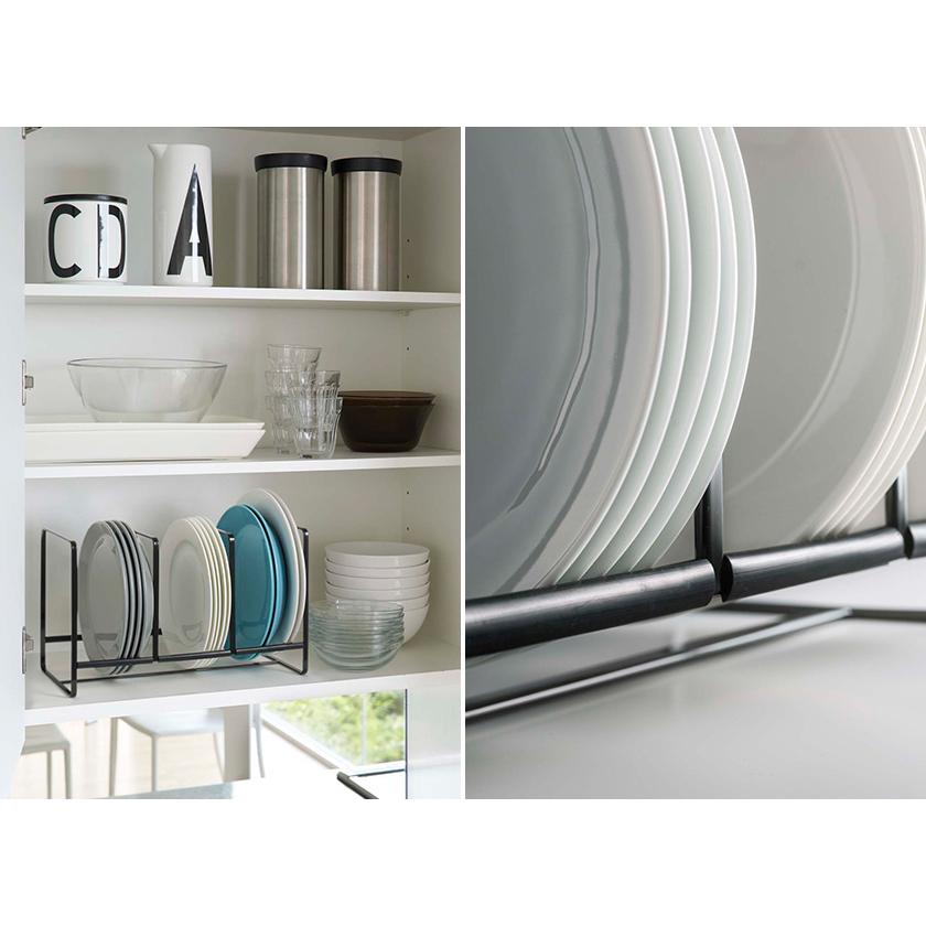 tower ［ ディッシュラック タワー ワイド L ］山崎実業 皿 ディッシュ