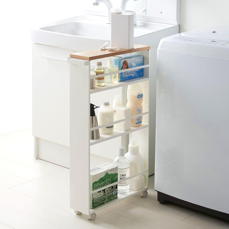 tower ［ ハンドル付きスリムワゴン タワー ］ 山崎実業 隙間 収納