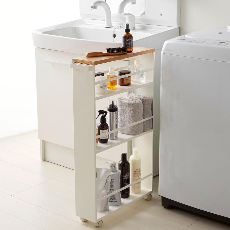 tower ［ ハンドル付きスリムワゴン タワー ］ 山崎実業 隙間 収納