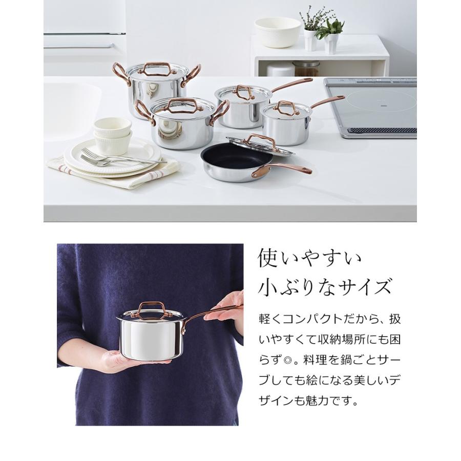 Vita Craft（ビタクラフト） ディア 片手鍋 12cm ih 対応 ローズ