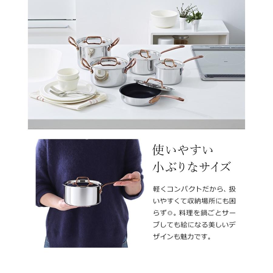 Vita Craft（ビタクラフト） ディア 片手鍋 14cm ih 対応 ローズ