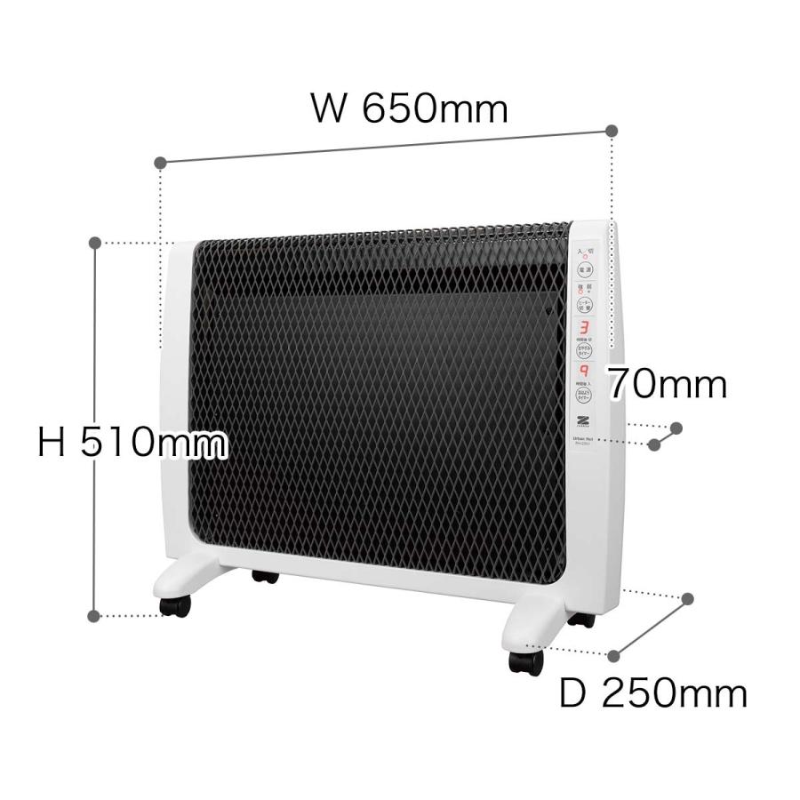ゼンケン 【2大特典】パネルヒーター 遠赤外線暖房機 日本製 足元 暖房