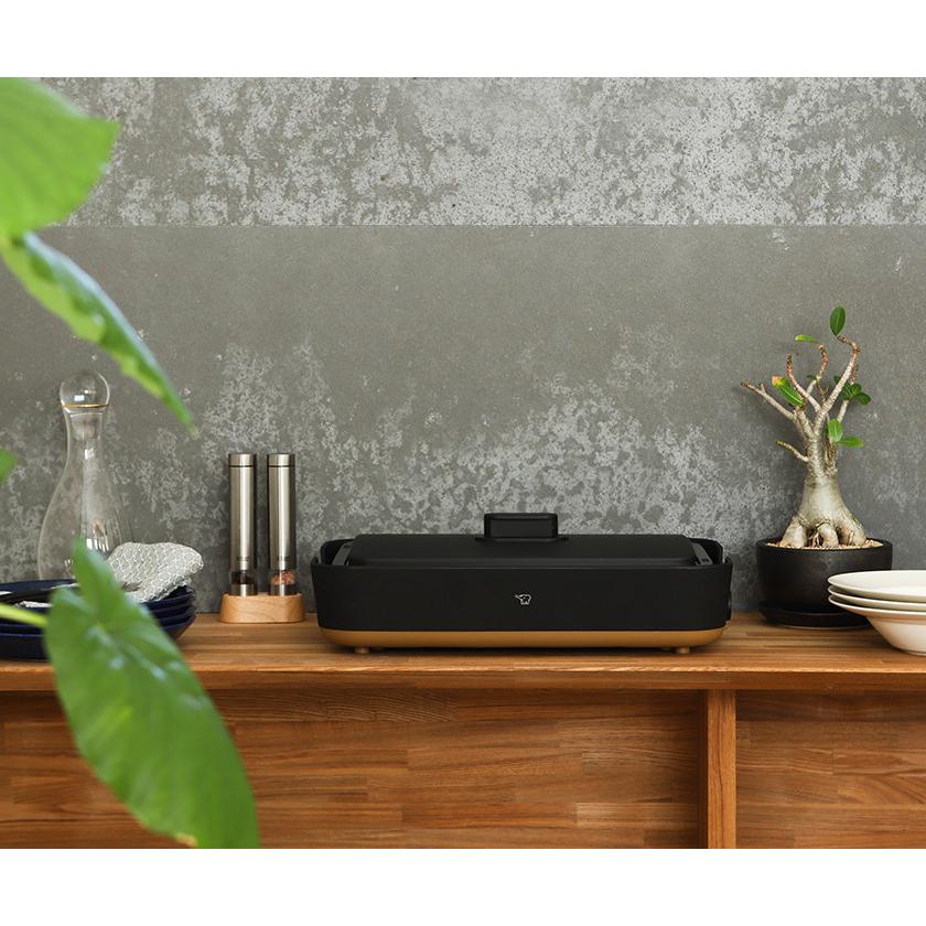 STAN. 特典付［ ホットプレート ］象印 スタン レシピ付き 大型 深型