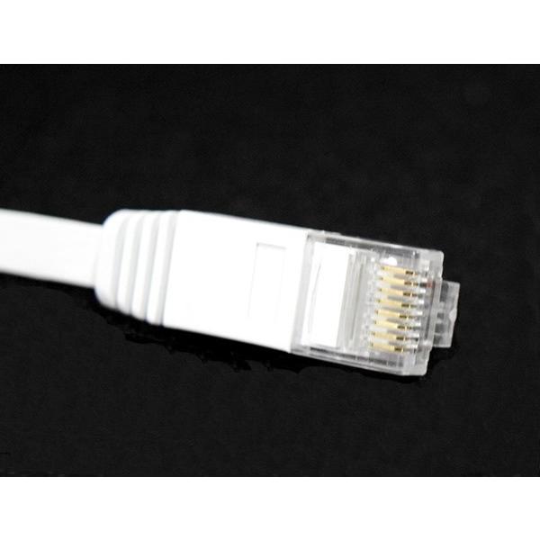 (au)LANケーブル CAT6 10m フラットケーブル  新品｜roop3r｜04