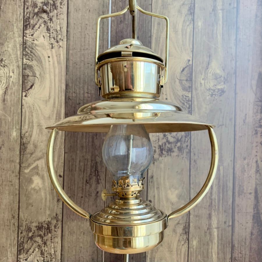 Brass Trawler Oil Ship Lantern (真鍮トローラーオイルランタン シップランプ 船灯)｜roostoutdoors｜02