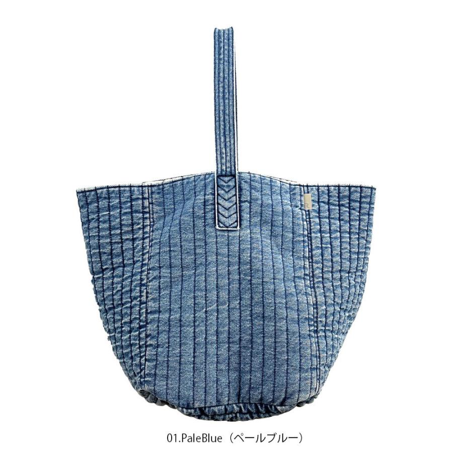 【SALE 50%OFF】1358 ルートート（ROOTOTE）/NA.ミディアム.デニムキルト-A（全2種）軽量 デニム 洗い加工 キルティング コットン セール｜rootote-store｜02