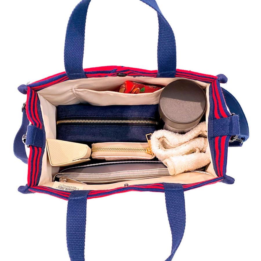 【ルートート公式】ルートート IP.スクエア.ボーダー.ピーナッツ-7P（全3種） 品番8260 | ROOTOTE | 07