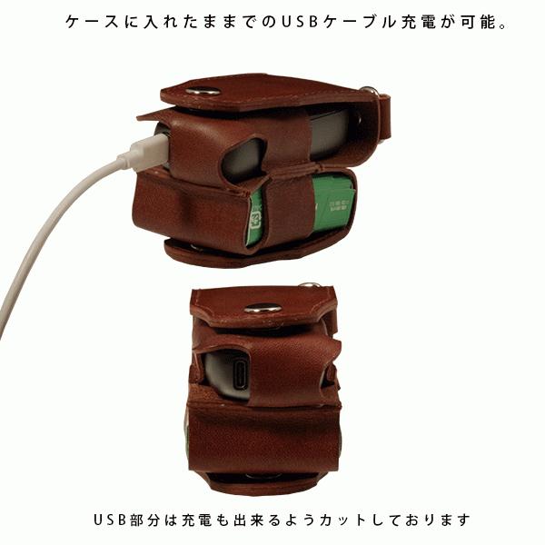 プルームエックス専用ケース ハンドメイド 革 名入れ可】Ploom X（プルームエックス）専用 レザーケース 本革