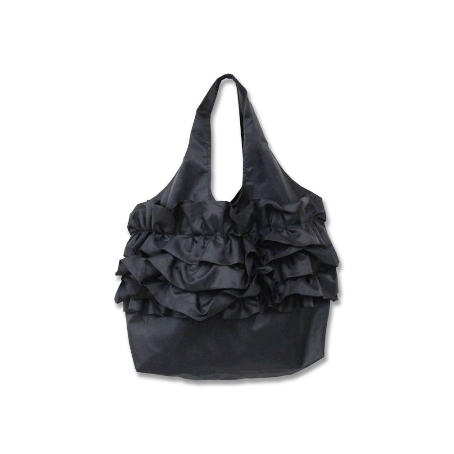 citti Flora(M)エコバッグ サブバッグ フリル付き トートバッグ citti Flora(M)エコバッグ サブバッグ フリル付き トートバッグ