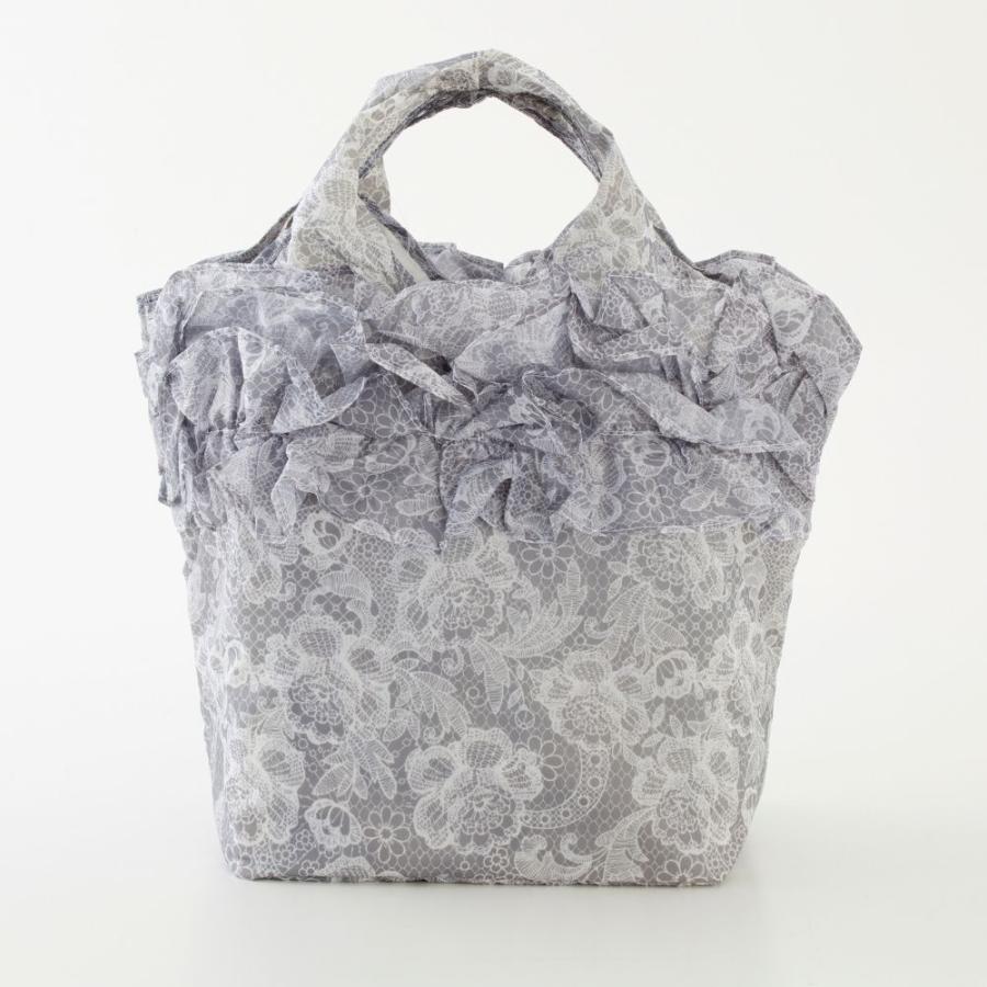 ロイヤルアーデン エコバッグ おしゃれ フリル付き フラワーシリーズ 折りたたみ コンパクト 花柄 |  | 06