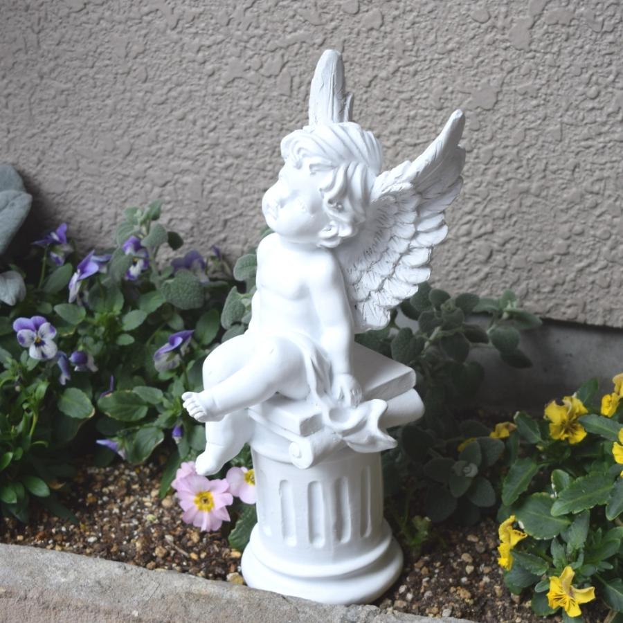 エンジェル ガーデニングオーナメント ガーデン インテリア 天使 置物