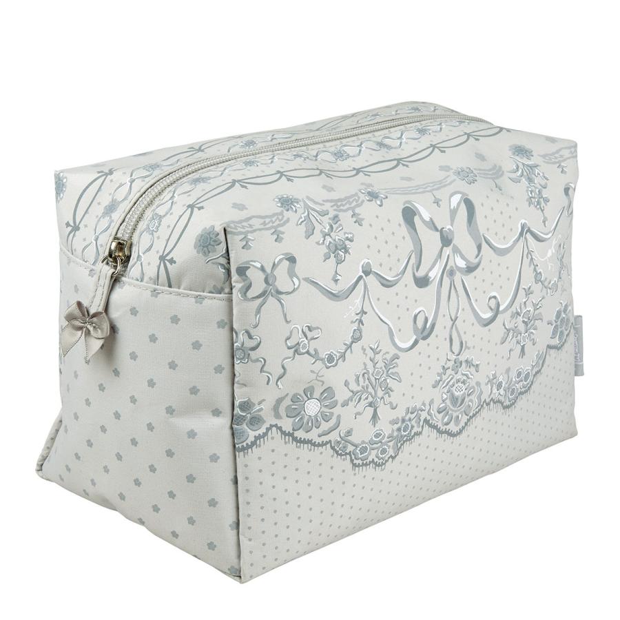 マチルドエム【Mathilde M】 ポーチ M リボン レース柄 |  | 02