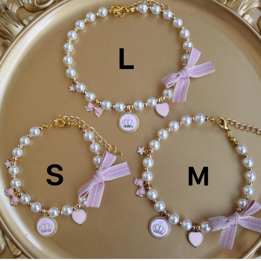 犬 猫 ペット用 アクセサリー ネックレス 首輪 小型犬〜中型犬 調節