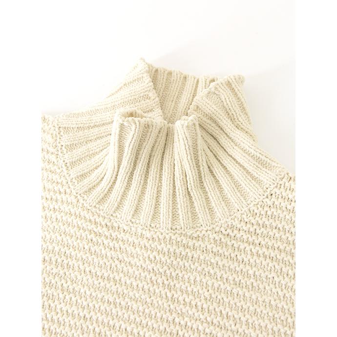 ア・コールド・ウォール A Cold Wall コットンニット/オフモックネック エクリュ×ライトブラウン acw502002 |  | 02