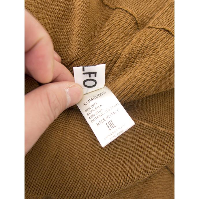 20%OFF】ADLFO Cashmere/アドルフォ カシミア/ショートVネックニット 