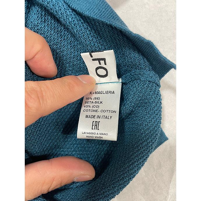 【40%OFF】ADLFO Cashmere/アドルフォ カシミア/サマーニット/カーディガン/シルクコットン/青藍/adl440403 | ブランド登録なし | 06