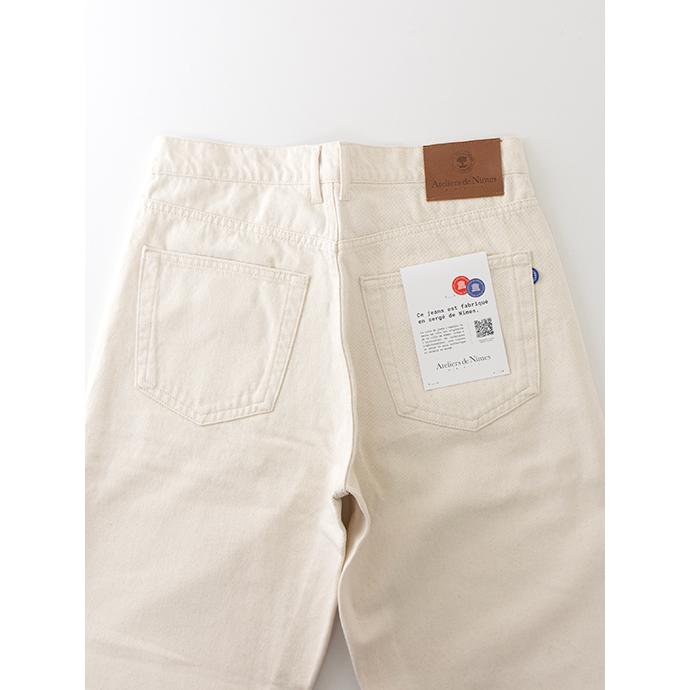 【30％OFF】アトリエ・ド・ニーム Atrliers de Nimes ジーンズ/デニムパンツ フランス製  エクリュ adn500602 | ブランド登録なし | 05