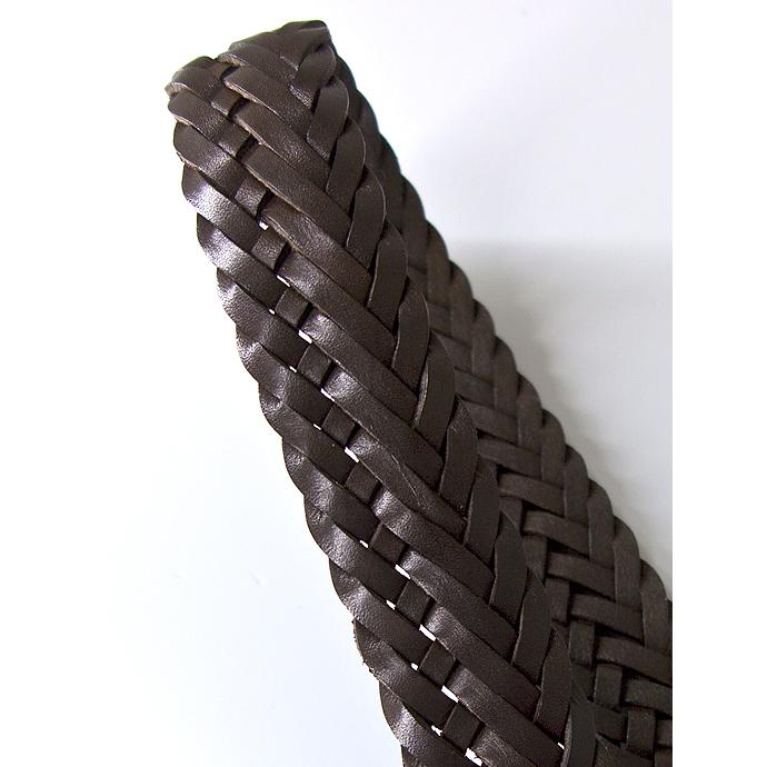 アンダーソンズ Anderson's メッシュレザーベルト/プンターレ ダークブラウン and480205 | Anderson's | 01