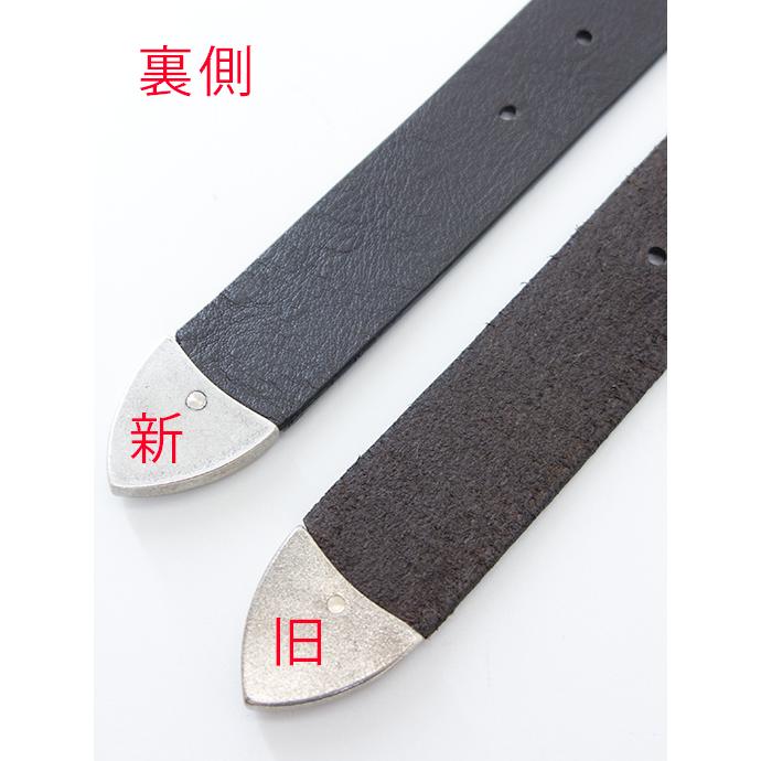 アンダーソンズ Andersons レザーベルト/プンターレ イタリア製 ダークブラウン and501802 | Anderson's | 02