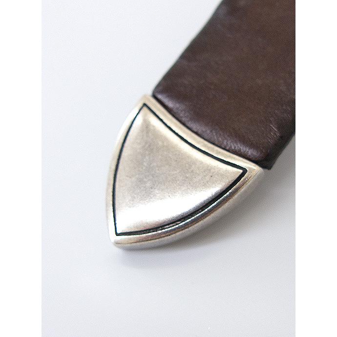 アンダーソンズ Andersons レザーベルト/プンターレ イタリア製 ダークブラウン and501802 | Anderson's | 04