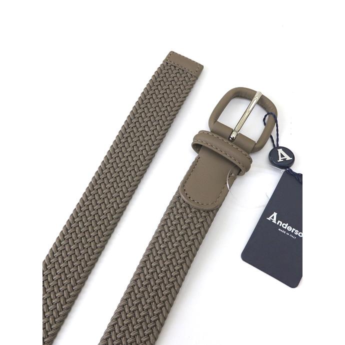 アンダーソンズ Andersons ストレッチメッシュベルト イタリア製 ベージュ and502403 |  | 02