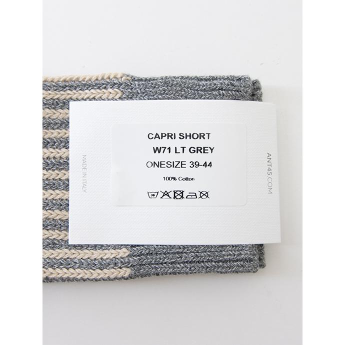 アント クワランタチンクエ ANT45 カジュアルソックス/CAPRI イタリア製 グレー×オフベージュ ant481601 | ブランド登録なし | 02