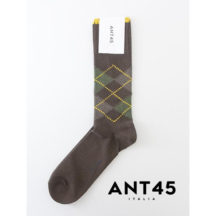 アント クワランタチンクエ ANT45 カジュアルソックス/LUOSTO イタリア製 ダークブラウン ant481605 | ANT45