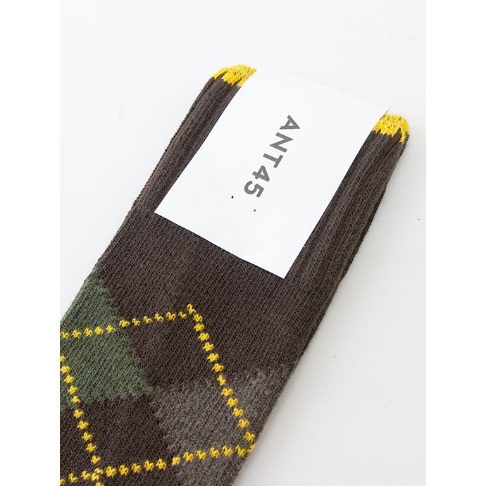 アント クワランタチンクエ ANT45 カジュアルソックス/LUOSTO イタリア製 ダークブラウン ant481605 | ANT45 | 01