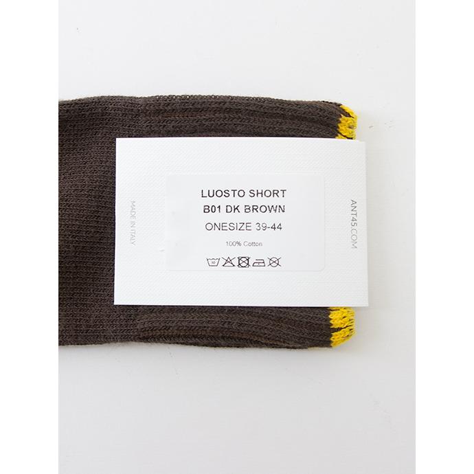 アント クワランタチンクエ ANT45 カジュアルソックス/LUOSTO イタリア製 ダークブラウン ant481605 | ANT45 | 02