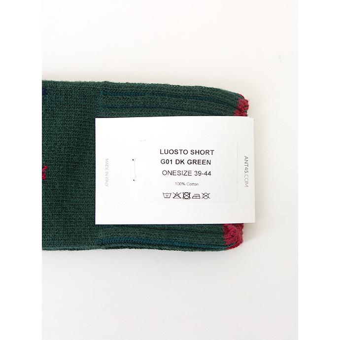 アント クワランタチンクエ ANT45 カジュアルソックス/LUOSTO イタリア製 グリーン ant481606 | ANT45 | 02