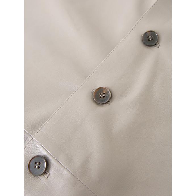 アルマ ARMA 超軽量半袖レザーシャツ/CAVE/フェザーラムスキン トープ arm500601 | ブランド登録なし | 03