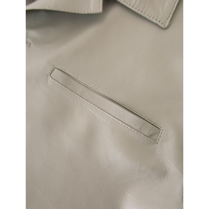 アルマ ARMA 超軽量半袖レザーシャツ/CAVE/フェザーラムスキン トープ arm500601 | ブランド登録なし | 04